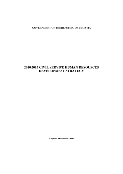 2010-2013 civil service human resources development strategy