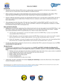 Naturally Occurring Asbestos Fact Sheet