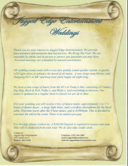 Thank you for your interest in Jagged Edge Entertainment