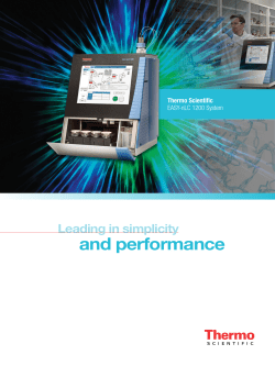 EASY-nLC 1200 System - Thermo Fisher Scientific