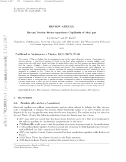 Beyond Navier--Stokes equations: Capillarity of ideal gas
