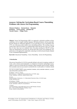 teaspoon: Solving the Curriculum