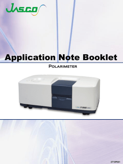 Measurement of optical rotation of pirarubicin using sodium lamp