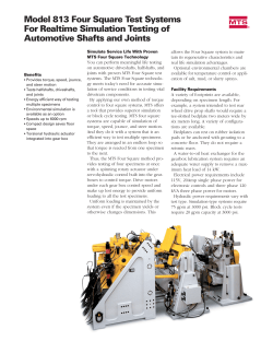 Four Square Test Systems - MTS Systems Corporation