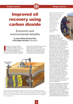 Improved oil recovery using carbon dioxide
