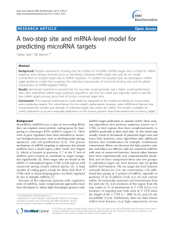 A two-step site and mRNA-level model for