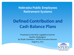 Nebraska Cash Balance Plan