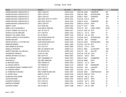 Garbage Delinquencies