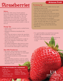 Strawberries - Arkansas Fresh (FCS507)