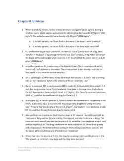 Chapter 8 problems from text