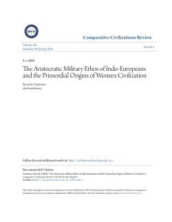 The Aristocratic Military Ethos of Indo