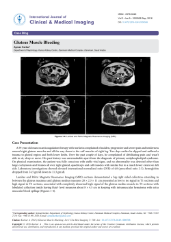 Gluteus Muscle Bleeding - International Journal of Clinical