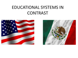EDUCATIONAL SYSTEMS IN CONTRAST