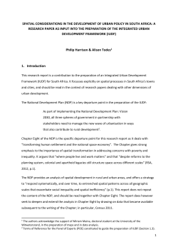 iudf background report on spatial transformation