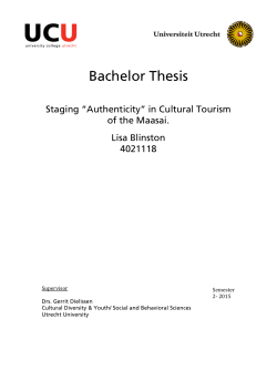 Bachelor Thesis - Utrecht University Repository