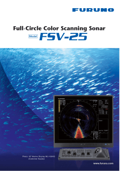 Full-Circle Color Scanning Sonar