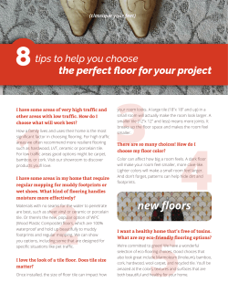 8 tips for choosing flooring