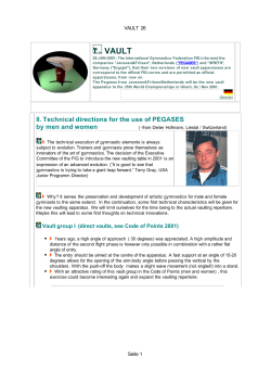 Technical directions for the use of PEGASES