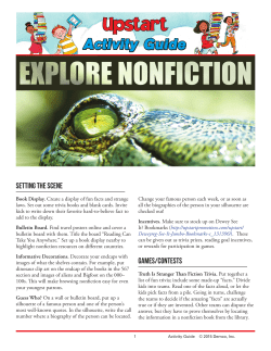 Explore Nonfiction Activity Guide