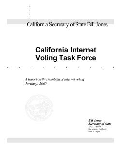 California Internet Voting Task Force