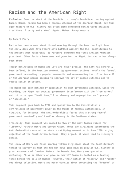 Racism and the American Right,Failing