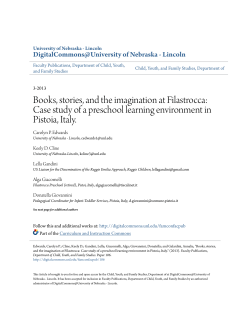 Books, stories, and the imagination at Filastrocca