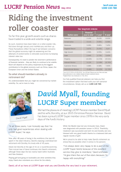 Riding the investment roller coaster