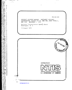 NTSB/AAR-75-13