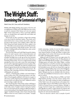 The Wright Stuff: Examining the Centennial of Flight