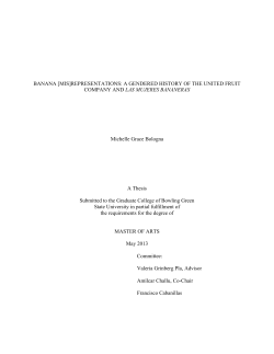 banana [mis]representations - OhioLINK Electronic Theses and