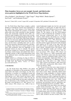 Plate boundary forces are not enough: Second