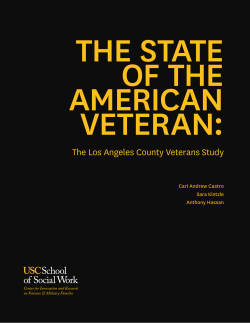 The Los Angeles County Veterans Study - USC CIR