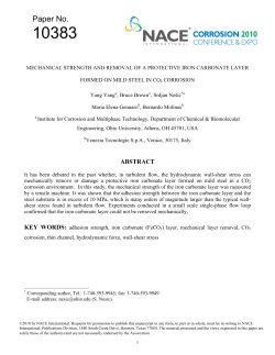 mechanical strength and removal of a protective