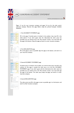 European Accident Statement