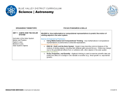 Astronomy - Blue Valley Schools