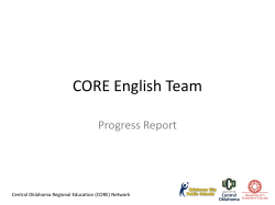 CORE English Team