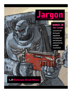 Jargon Vocabulary Study In Disguise