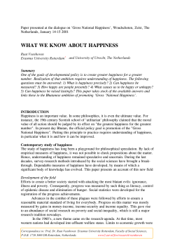 Published in French in Revue Qu&eacute;b&eacute;coise de Psychologie, 1997