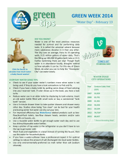 green week 2014 - City of Eau Claire