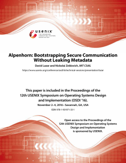 Bootstrapping Secure Communication Without Leaking