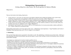 Distinguishing Characteristics of Getting Ahead in a Just-Gettin`