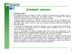 Catalytic sensors