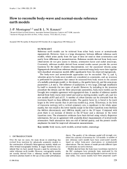 How to reconcile bodywave and normalmode reference earth models