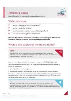 PDF Members` rights DOWNLOAD - Not for Profit Law Information Hub