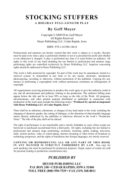 STOCKING STUFFERS - Heuer Publishing