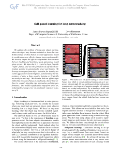 Self-Paced Learning for Long-Term Tracking