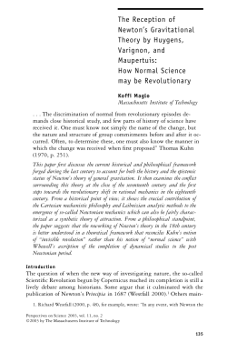 The Reception of Newton`s Gravitational Theory by Huygens
