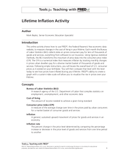 Lifetime Inflation Activity - Federal Reserve Bank of St. Louis