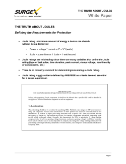 The Truth About Joules