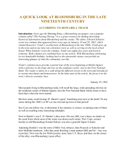 a quick look at bloomsburg in the late nineteenth century
